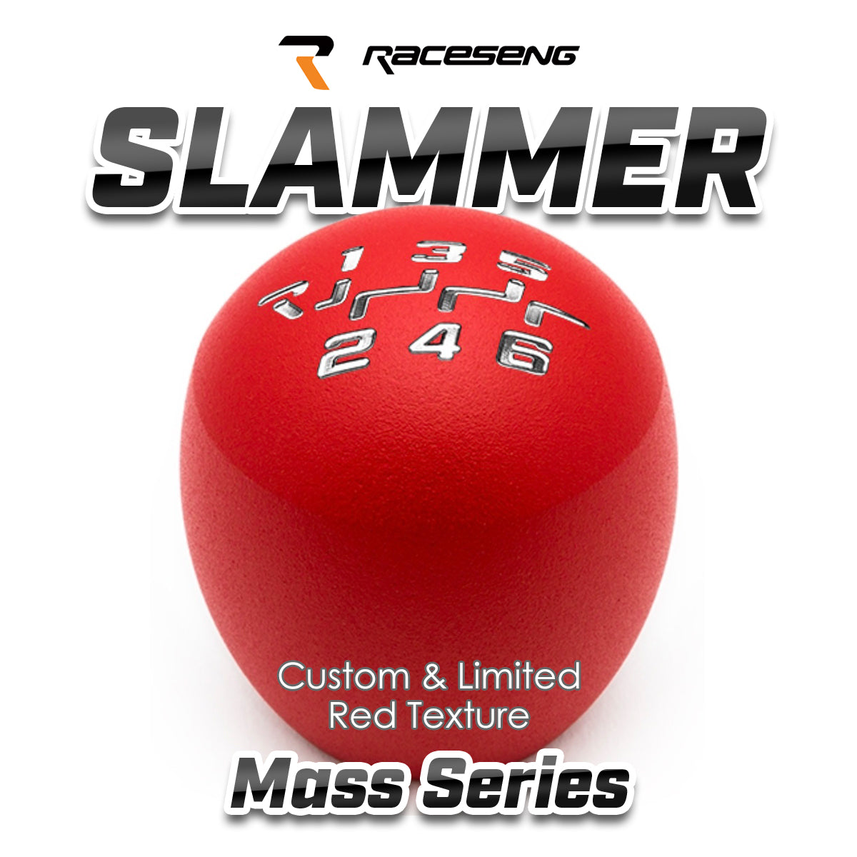 RACESENG レースセングシフトノブ MASSシリーズ SLAMMER スラマー:カスタムカラー・限定カラー