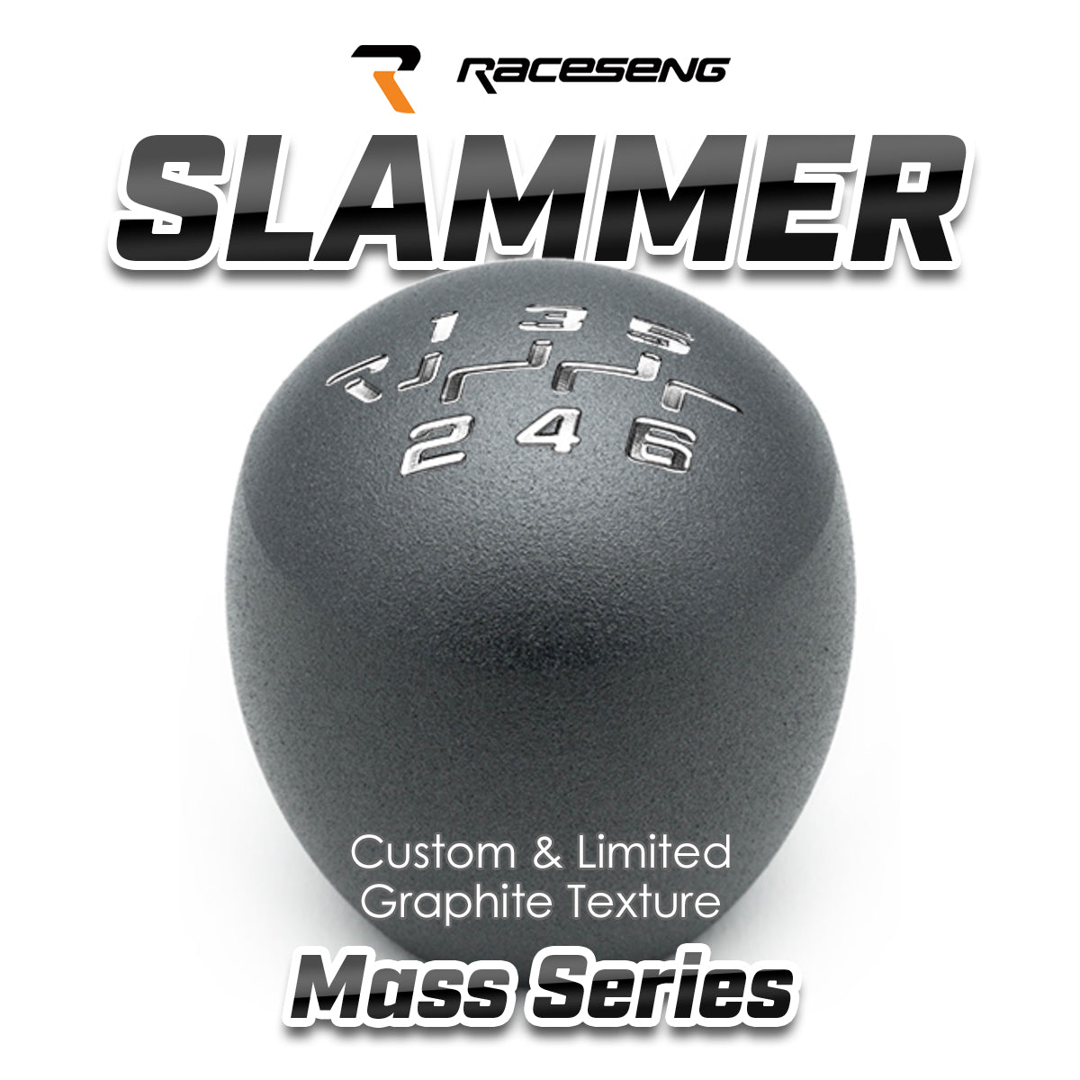 RACESENG レースセングシフトノブ MASSシリーズ SLAMMER スラマー:カスタムカラー・限定カラー