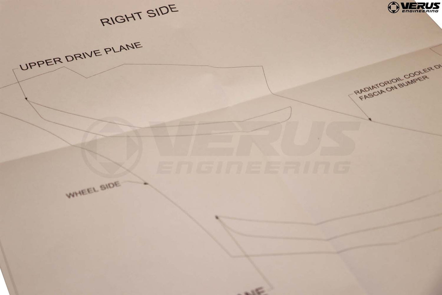 VERUS ENGINEERING(ヴェルスエンジニアリング)A0276A:フォード・マスタング:シェルビー・GT350/GT350R・ドライカーボンカナード・ダブル