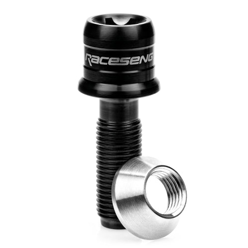 ★RACESENG(レースセング)TLR-1:チタンボルト:ブラッシュブラック:20本セット