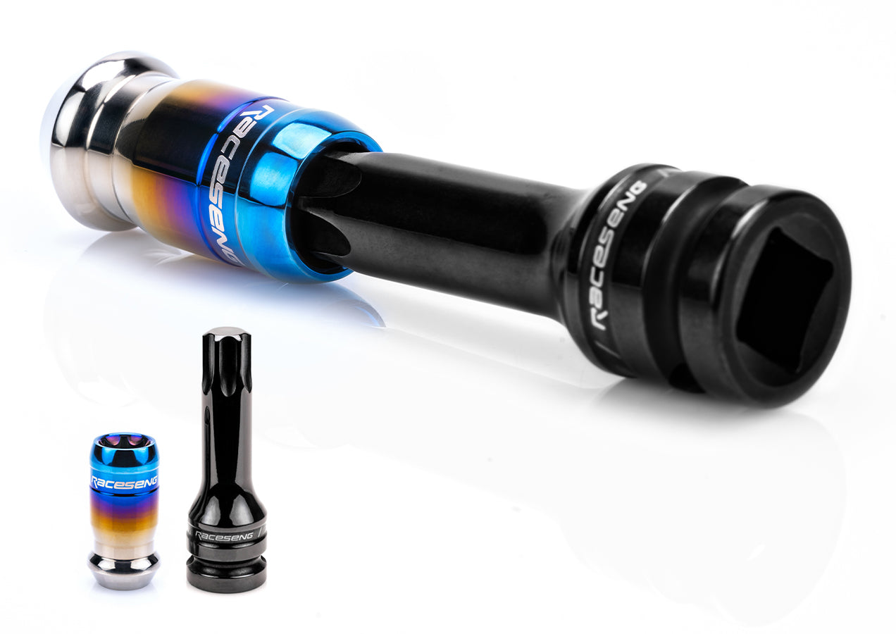 RACESENG チタンラグナット:TNR-1 LUG NUT - SPITFIRE:チタンカラー:M12x1.25mm:M12x1.5mm:M14x1.5:リジッド :20本セット
