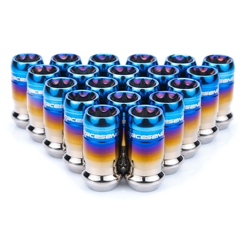 RACESENG チタンラグナット:TNR-1 LUG NUT - SPITFIRE:チタンカラー:M12x1.25mm:M12x1.5mm:M14x1.5:リジッド :20本セット