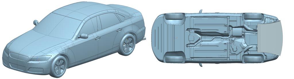 DrivAerモデルによるフラットアンダーボディ検証