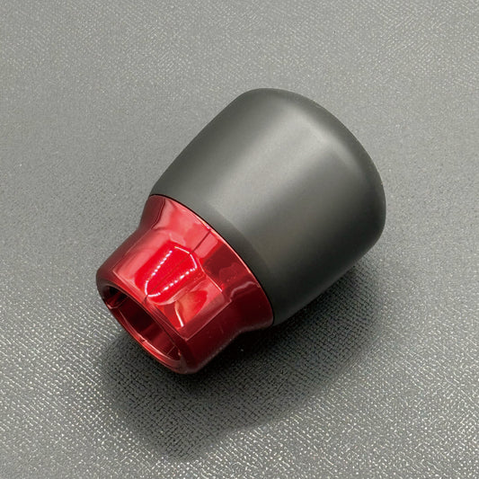 RACESENG レースセングシフトノブ TRACTION：トラクション：レッドトランスルーセント：RINGエングレービング＋スムースカバー