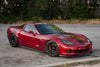CHEVROLET コルベット C6 ワイドボディ に APEX SM-10 F:18x10J ET30 / R:19x12.5J ET55 Satin Black を装着 2
