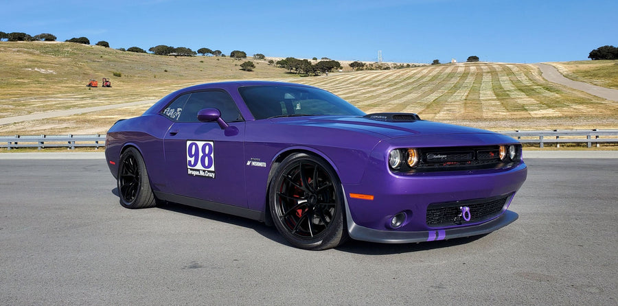 DODGE チャレンジャー ナローボディ に APEX VS-5RS 20x10J ET19 Satin Black を装着