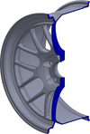 APEX ML-7RT 19x9.5" ET22 5x120mm | BMW 5/6/7/8シリーズ、Cadillac、Chevrolet Camaro - フロントプロファイル