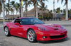 CHEVROLET コルベット C6 ワイドボディ に APEX VS-5RS F:18x10J ET32 / R:19x12.5J ET55 Brushed Clear を装着 2