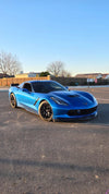 CHEVROLET コルベット C7 ナローボディ に APEX EC-7 F:18x10J ET58 / R:19x11J ET78 Satin Black を装着 2