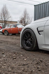 BMW M3 F80 FL-5 Satin Black F:18x9.5" ET22 / R:18x11" ET44 4本セット 13