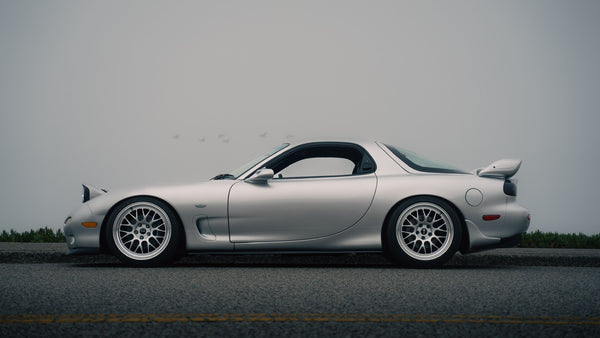 MAZDA RX-7 FD APEX ML-10RT 18インチ Machined Lip Race Silver 装着例