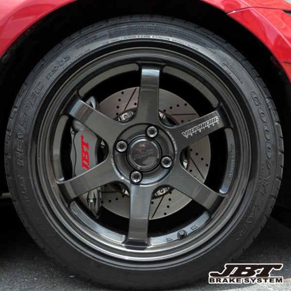 ■JBTブレーキキャリパー4POT（JB4P）+2ピース302/330mm＋ブラケット＋パッド＋ブレーキホース：フロントフルセット：全10色