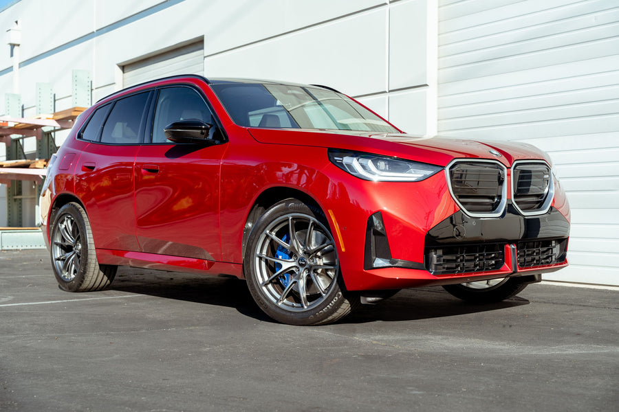 BMW X3 G45 に APEX VS-5RX F:20x9.5J ET22 / R:20x10.5J ET36 を装着