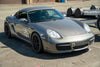 PORSCHE 987 ケイマン S に APEX SM-10RS 18x9J ET46 / 18x10J ET36 サテンブラックを装着