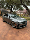 CADILLAC CT4-V ブラックウィング に APEX ML-10RT F:19x9.5J ET22 / R:19x10.5J ET45 Machined Lip Gloss Motorsport Gold を装着 2