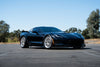 CHEVROLET コルベット C7 ワイドボディ に APEX ML-10RT F:18x10J ET32 / R:19x12J ET50 Machined Lip Race Silver を装着 2