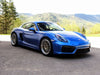 PORSCHE 981 ケイマン GTS に APEX ML-10RT 19x9J ET50 / 19x10.5J ET44 マシンドリップ モータースポーツゴールドを装着