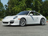 PORSCHE 911 997 カレラ に APEX EC-7RS 18x9J ET46 / 18x12J ET63 Race Silver を装着