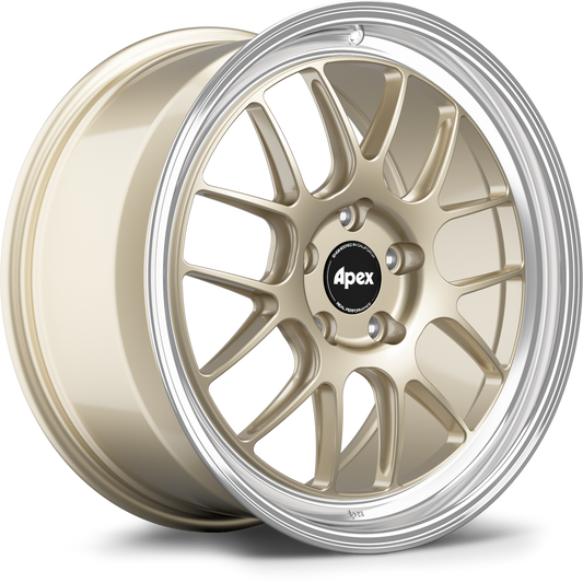 APEX ML-7RT 19x9" ET50 5x130mm | Porsche 911/Boxster/Cayman/Cayenne - マシンドリップ モータースポーツゴールド