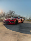 CHEVROLET コルベット C8（スティングレイ／Z51） に APEX VS-5RS F:18x10J ET42 / R:19x11.5J ET48 Satin Black を装着