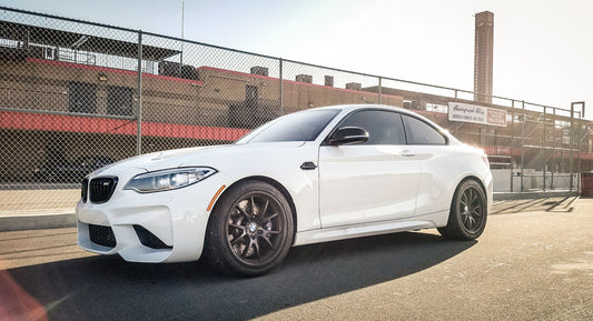 BMW M2 F87 FL-5 Satin Black 18x9.5" ET35 4本セット 1