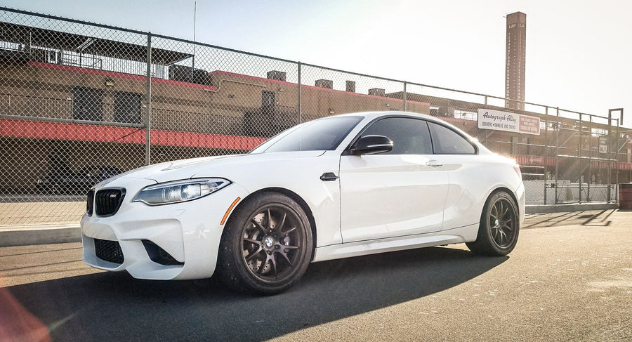 BMW M2 F87 FL-5 Satin Black 18x9.5" ET35 4本セット 1