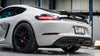 APEX SM-10 装着の PORSCHE 718 ケイマン ホイールアップ