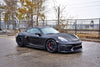 APEX SM-10 サテンブラック装着の PORSCHE 718 ケイマン GT4 ウインター仕様
