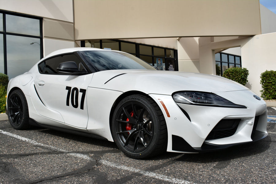 TOYOTA GR Supra A90 APEX VS-5RS 18インチ Satin Black 装着例