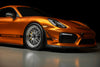 APEX ML-10RT 装着の PORSCHE 981 ケイマン GT4 リアビュー