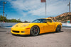 CHEVROLET コルベット C6 ワイドボディ に APEX VS-5RS F:19x10.5J ET36 / R:18x12.5J ET52 Anthracite を装着