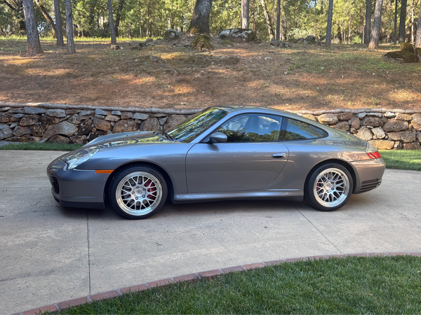 PORSCHE 911 996 APEX ML-10RT 18インチ Machined Lip Race Silver 装着例