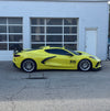 CHEVROLET コルベット C8（スティングレイ／Z51） に APEX SM-10RS F:18x10J ET42 / R:19x12J ET50 Brushed Clear を装着