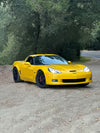CHEVROLET コルベット C6 ワイドボディ に APEX EC-7RS F:19x10.5J ET36 / R:19x12.5J ET55 Satin Black を装着