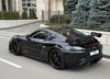 APEX VS-5RS サテンブラック 装着例 PORSCHE 718 ケイマン GT4 RS リアビュー