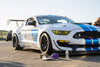 FORD マスタング シェルビー GT350／GT350R に APEX EC-7 18x11J ET52 Satin Black を装着 2