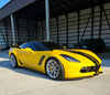 CHEVROLET コルベット C7 ワイドボディ に APEX VS-5RS F:19x10.5J ET36 / R:20x12.5J ET55 Brushed Clear を装着 2