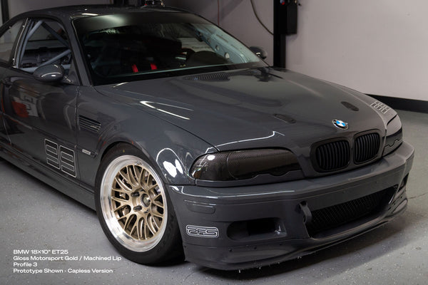 BMW M3 E46 に APEX ML-10RT 18x10J ET25 を装着
