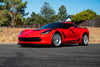 CHEVROLET コルベット C7 ワイドボディ に APEX ML-10RT F:18x10J ET32 / R:19x12J ET50 Machined Lip Race Silver を装着