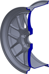 APEX ML-7RT 19x9" ET50 5x130mm | Porsche 911/Boxster/Cayman/Cayenne - フロントプロファイル