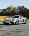 APEX ML-7RT 装着の PORSCHE 718 ケイマン GT4 ホイールアップ