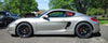 PORSCHE 981 ケイマン S に APEX SM-10 18x9J ET46 / 18x10J ET36 サテンブラックを装着