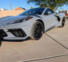 CHEVROLET コルベット C8（スティングレイ／Z51） に APEX VS-5RS F:19x9J ET36 / R:20x11.5J ET48 Satin Black を装着 5
