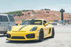 APEX SM-10 サテンブラック 装着例 PORSCHE 981 ケイマン GT4 サイドビュー