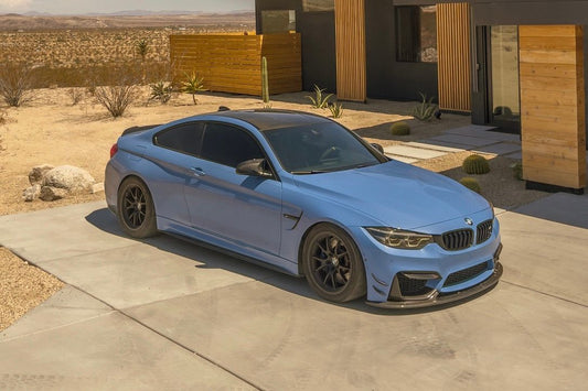 BMW M4 F82 F83 FL-5 Satin Black F:18x9.5" ET22 / R:18x11" ET44 4本セット 1