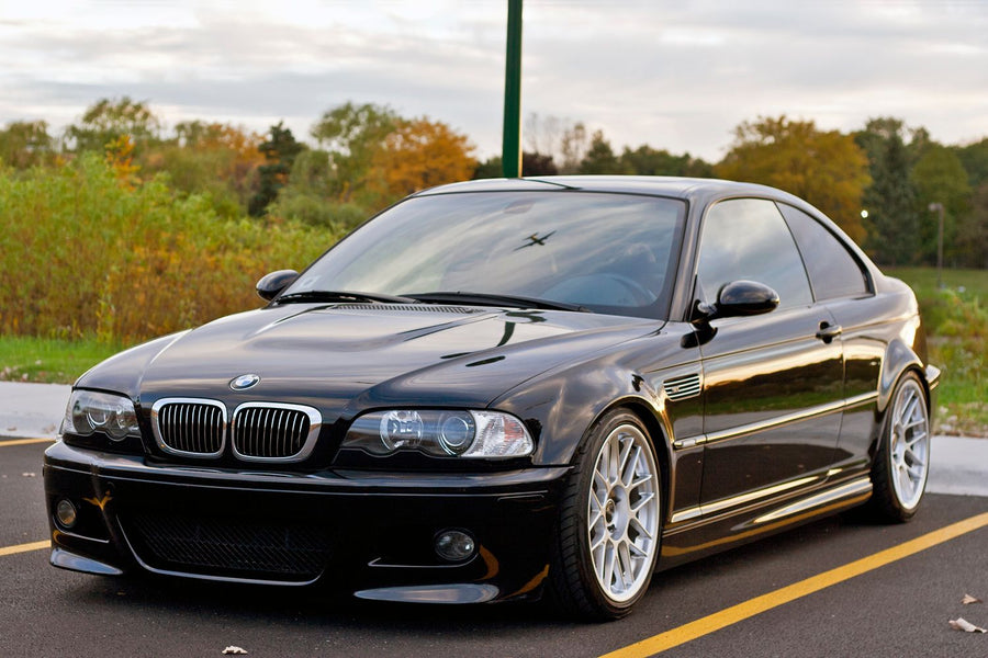 BMW M3 E46 に APEX ARC-8 F:18x8.5J ET38 / R:18x9.5J ET35 を装着