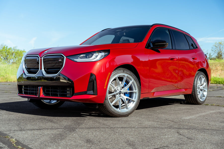 BMW X3 G45 に APEX VS-5RX F:21x9.5J ET22 / R:21x10.5J ET36 を装着
