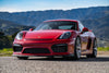 APEX VS-5RS 装着の PORSCHE 981 ケイマン GT4 リアビュー