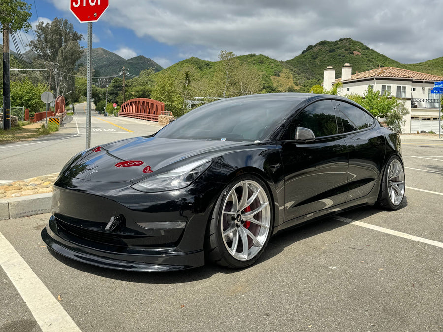 TESLA Model 3 APEX VS-5RS 20インチ Brushed Clear 装着例