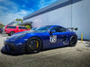 APEX VS-5RS サテンブラック装着の PORSCHE 718 ケイマン GT4 サイドビュー